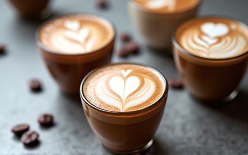 Selection of specialty coffees.